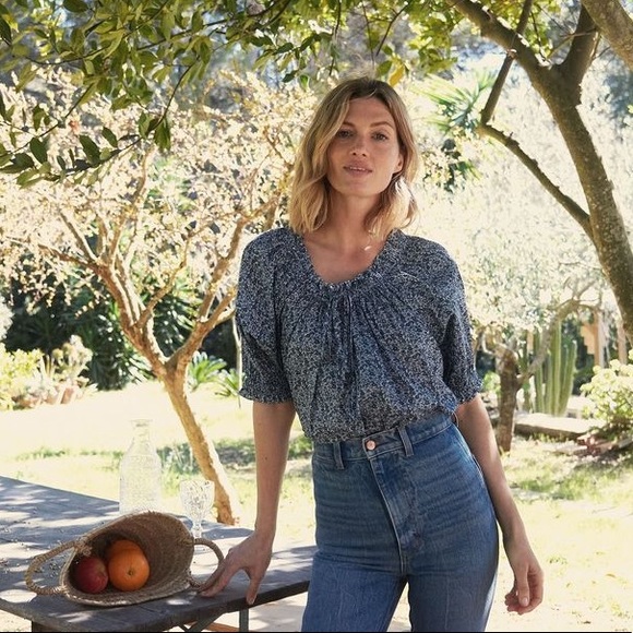 DOEN shore top in Delores ditsy floral - Picture 7 of 8